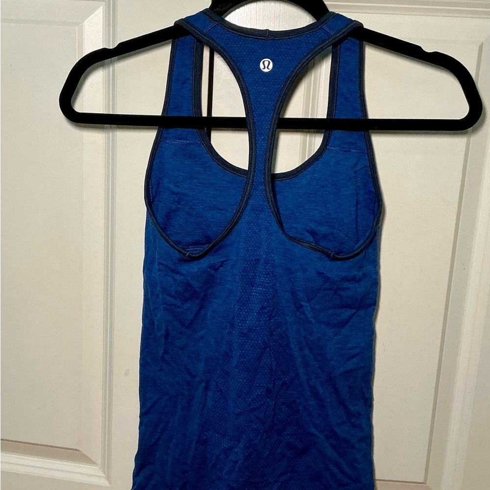 Lululemon Blue Racerback Tank Top